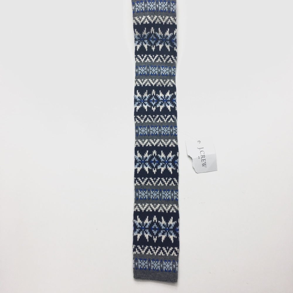 J. Crew 100% Cotton Knit Neck Tie